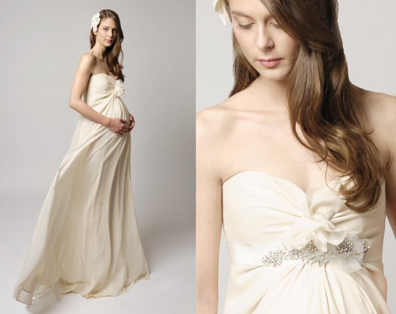 Wedding dresses for pregnant bride Photo - 6
