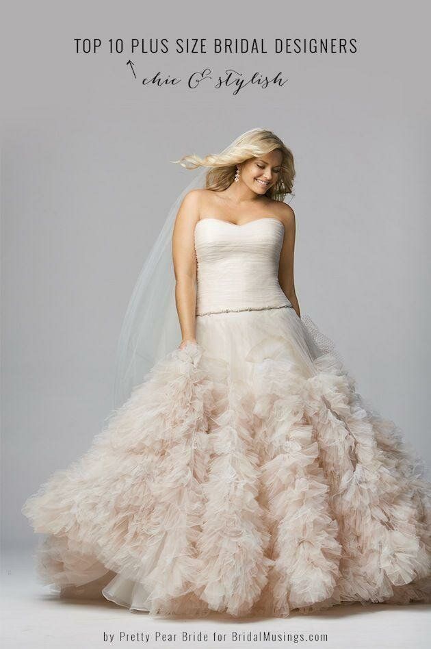 Wedding dresses plus size designer Photo - 1