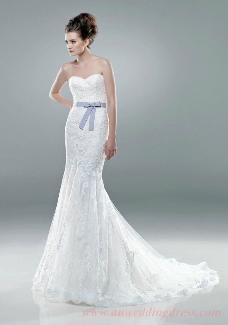 Wedding dresses with lace straps Photo - 5