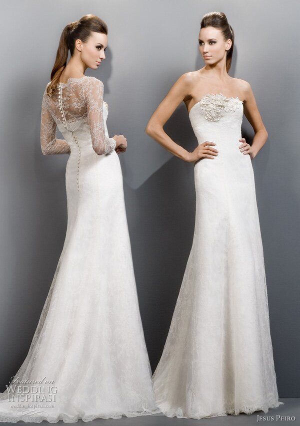 Wedding dresses with sleeves and lace Photo - 5