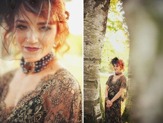 Wedding dresses with sleeves lace Photo - 5