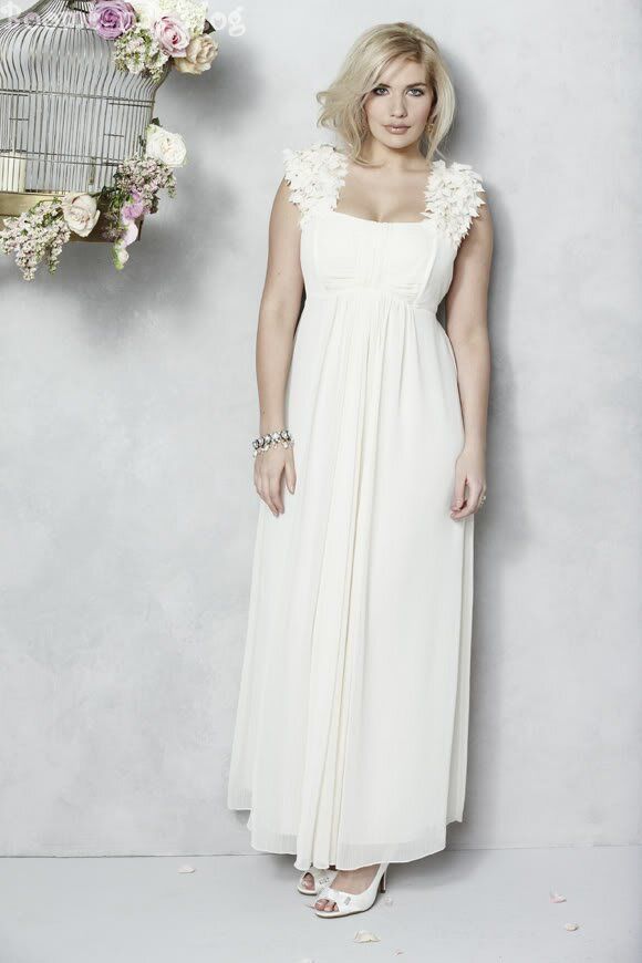 Wedding dresses with sleeves plus size Photo - 7