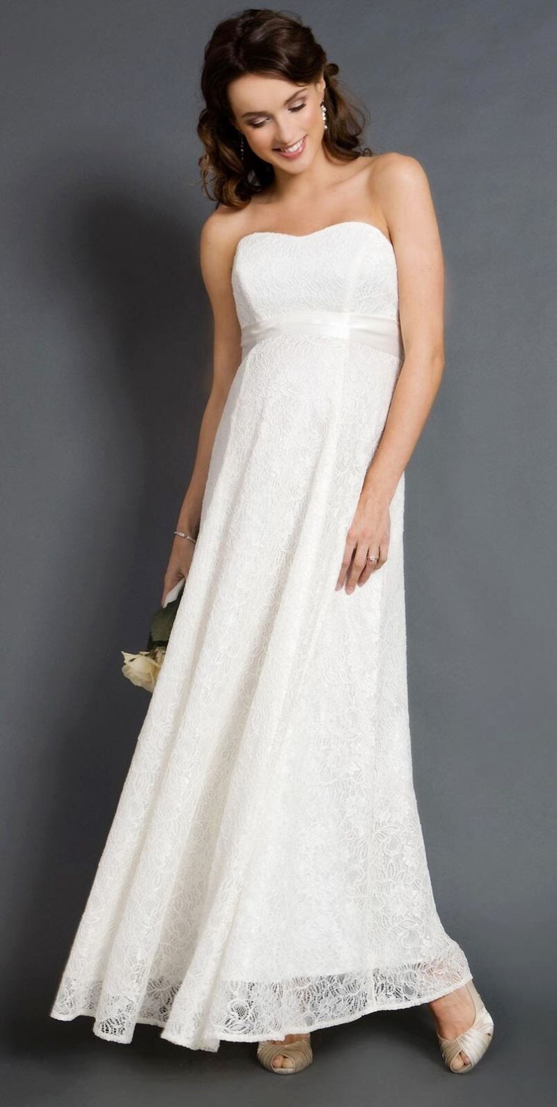 Wedding dresses without sleeves Photo - 1