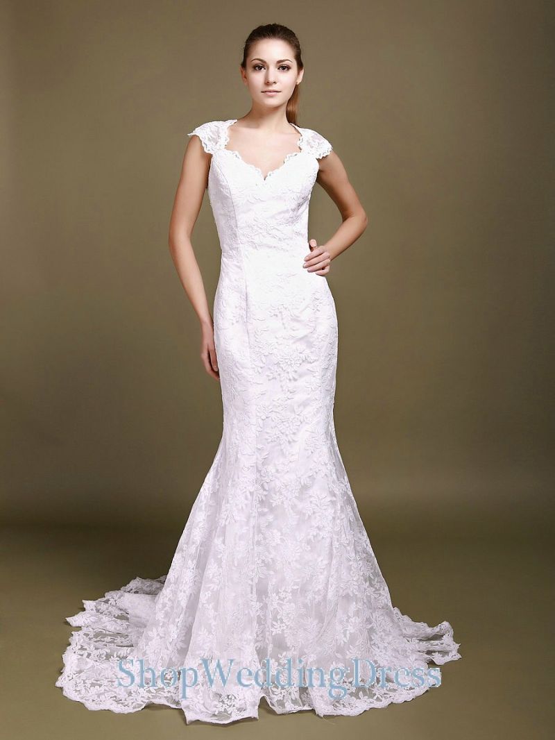 Wedding dresses without sleeves Photo - 6