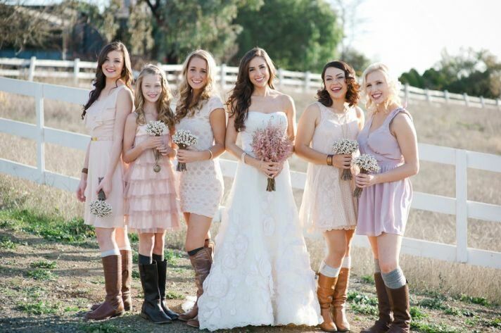 Western wedding bridesmaid dresses Photo - 1