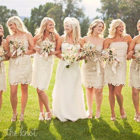 Western wedding bridesmaid dresses Photo - 1