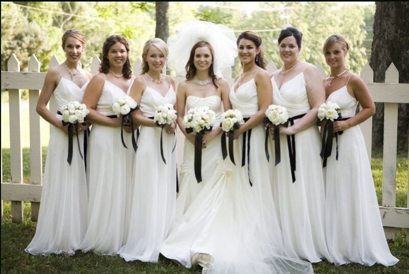 Western wedding bridesmaid dresses Photo - 2