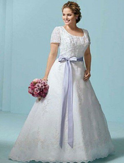 Western wedding dresses plus size Photo - 3