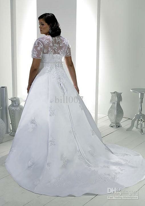 Western wedding dresses plus size Photo - 5