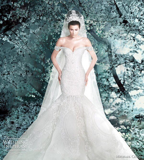 Winter wedding dresses with sleeves Photo - 8