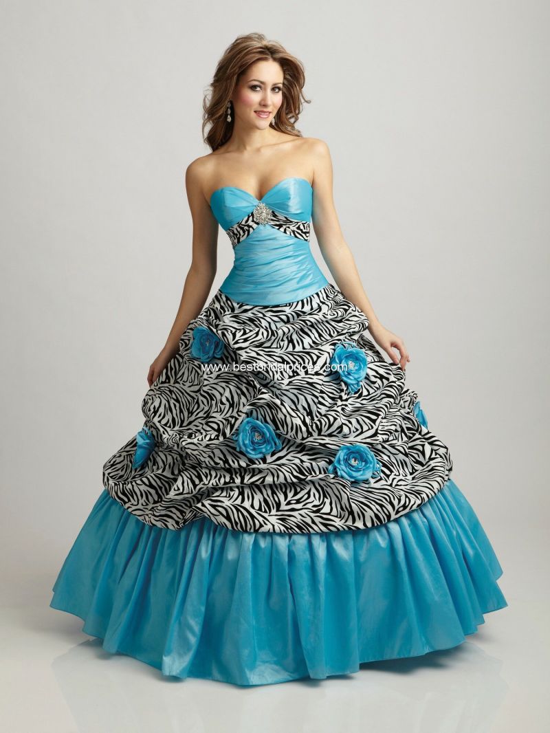 Zebra wedding dresses Photo - 1