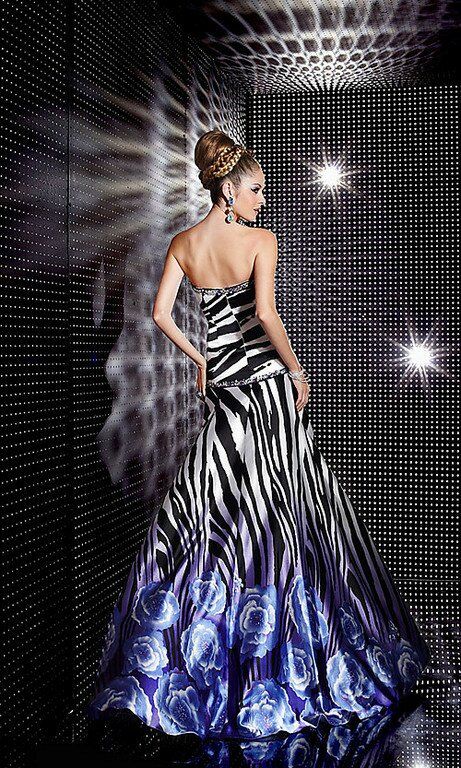 Zebra wedding dresses Photo - 4