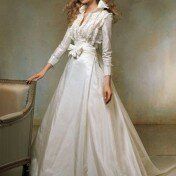 Long sleeve winter wedding dresses Photo - 1
