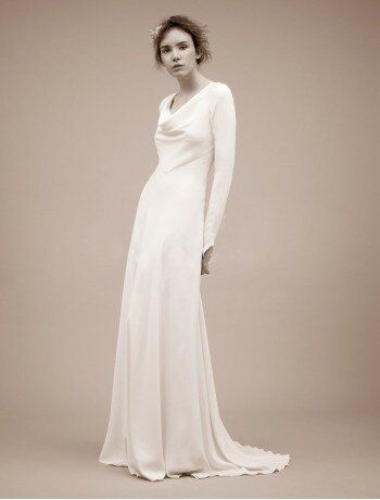 Long sleeve winter wedding dresses Photo - 7