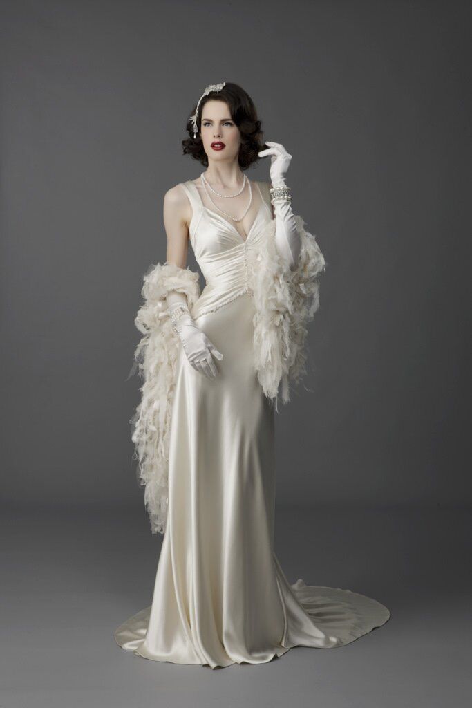 retro wedding dresses photo - 1