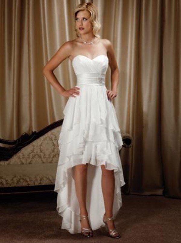 Short to long wedding dress Photo - 9
