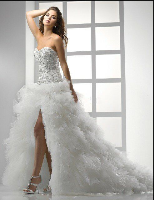 Short to long wedding dress Photo - 7