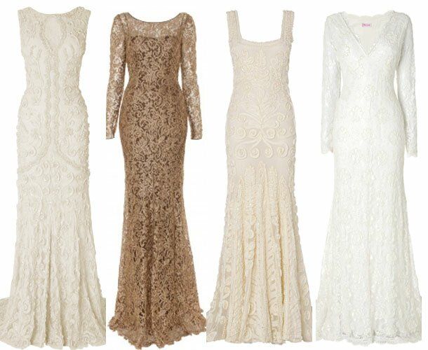 Wedding dress long lace sleeves Photo - 2