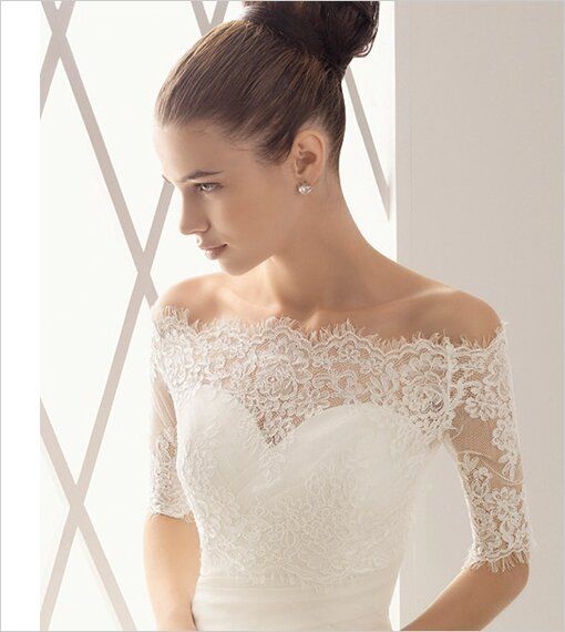 Wedding dress with long sleeve Photo - 4